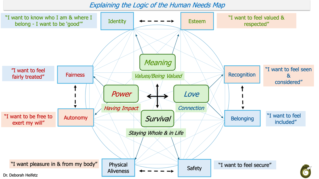 The “Human Needs Map" by Dr. Heifetz